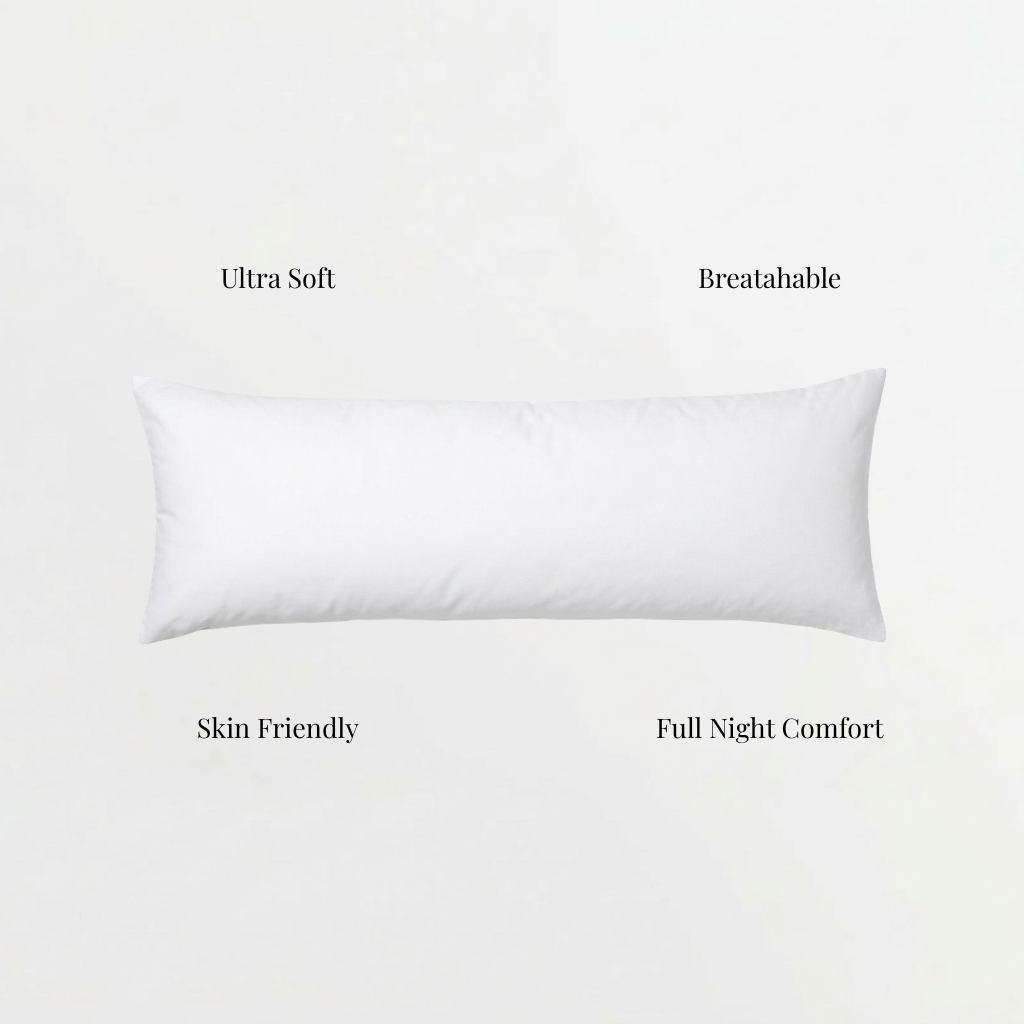Extra Long Body Pillow for Full-Body Alignment & Sleep Support