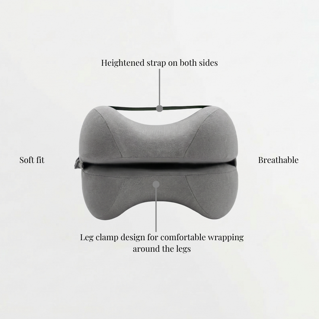 Knee Pillow for Side Sleepers Memory Foam Support