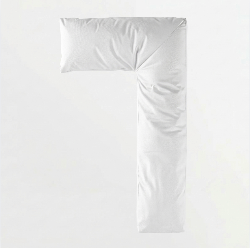 L-Shaped Body Pillow for Side Sleepers