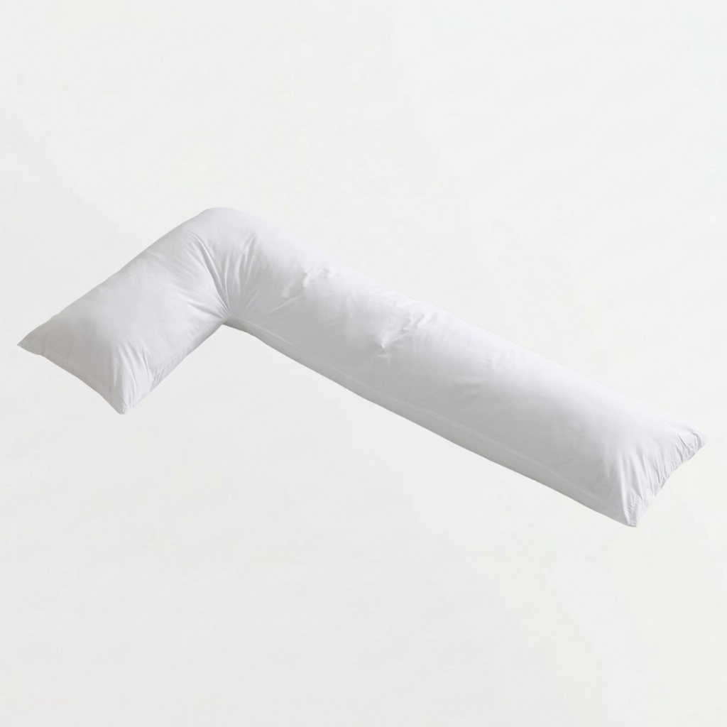 L-Shaped Body Pillow for Side Sleepers
