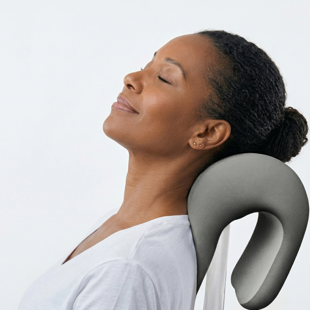 Neck and Lumbar Support Pillow for Sitting