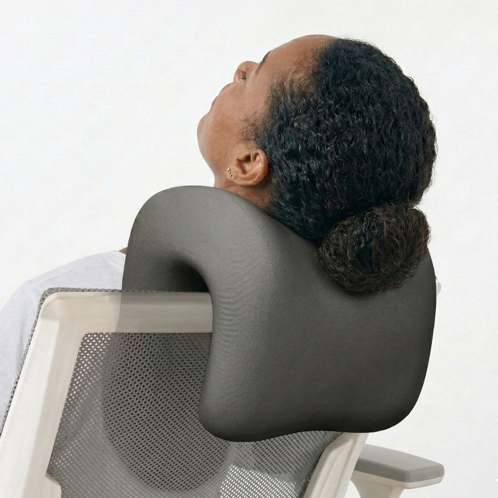 Neck and Lumbar Support Pillow for Sitting