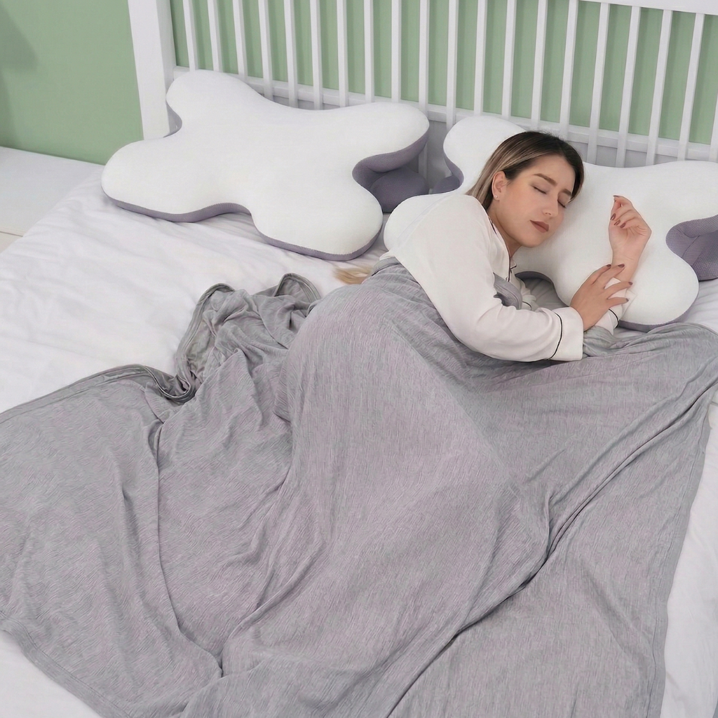 Lightweight Cooling Blanket for Hot Sleepers & Summer Nights