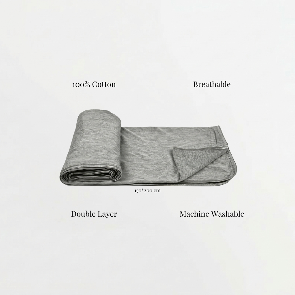 Lightweight Cooling Blanket for Hot Sleepers & Summer Nights